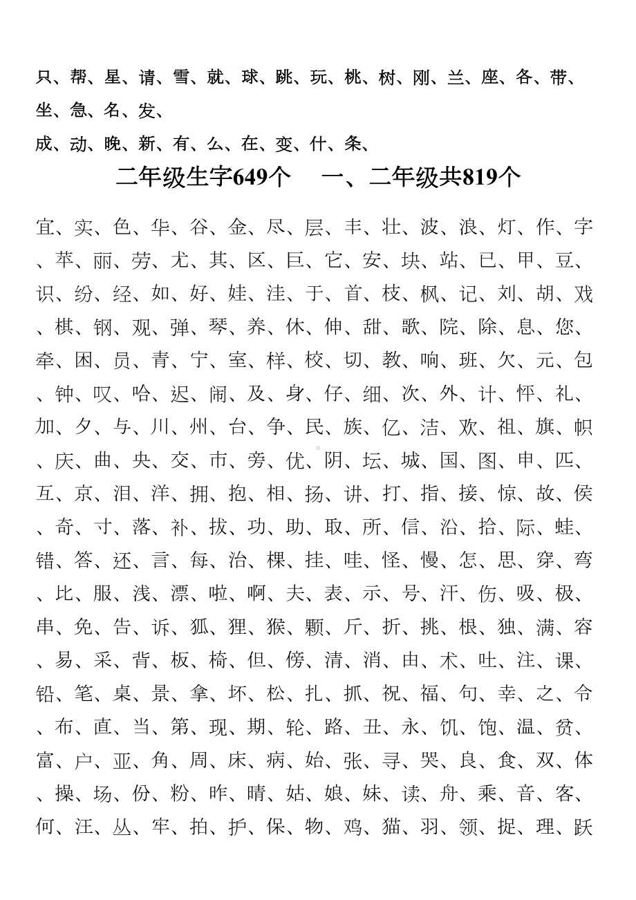 苏教版小学语文生字表汇总(DOC 8页).doc_第2页