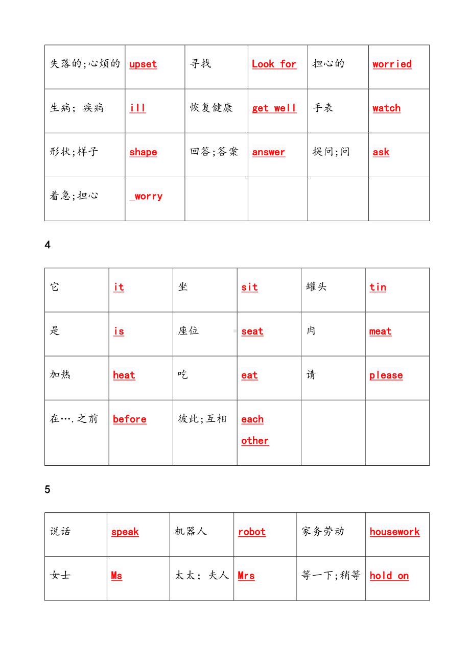 英语北京版四年级上册单词汇总(DOC 15页).doc_第2页