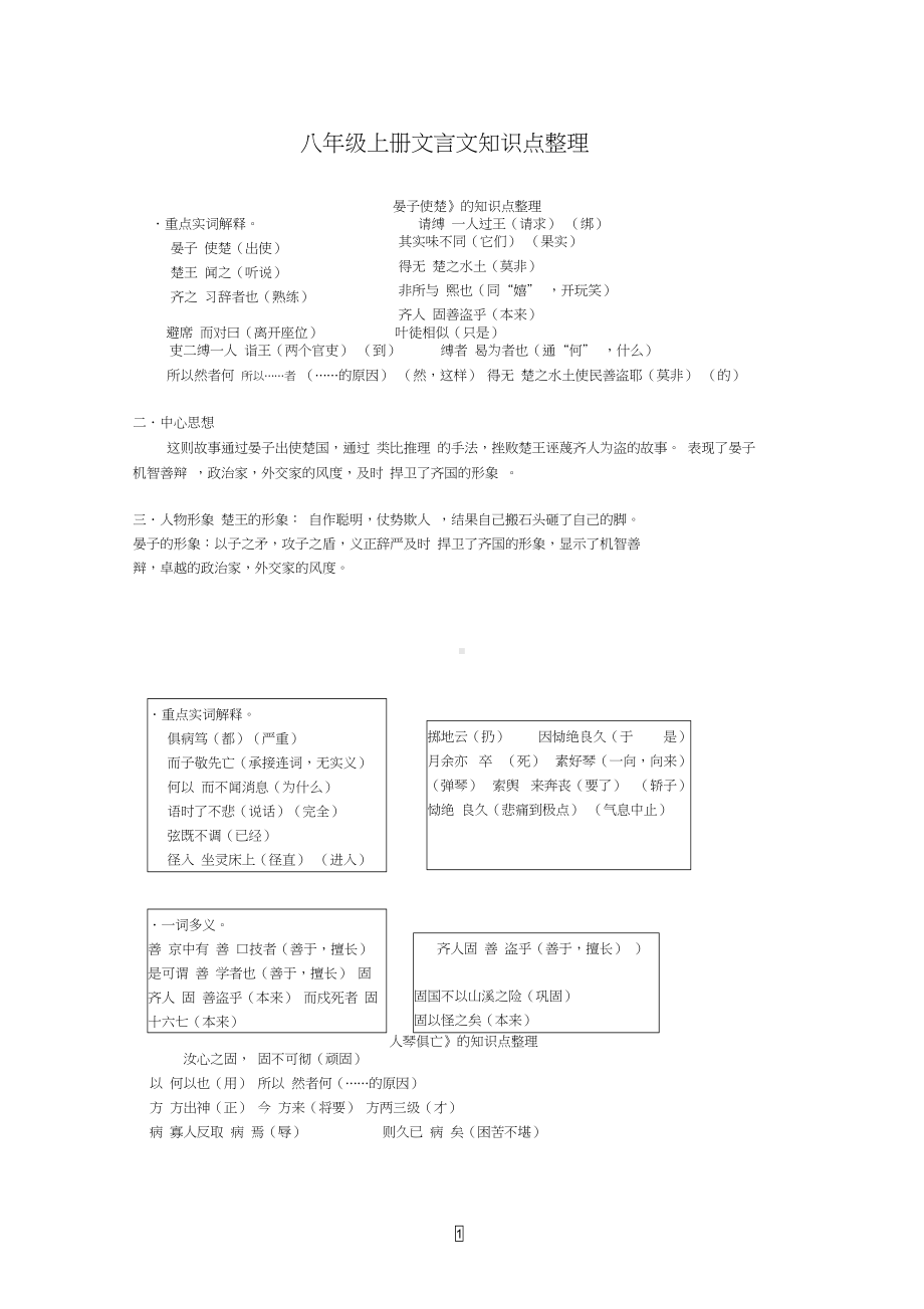 苏教版语文八年级上册知识点整理(DOC 8页).docx_第1页