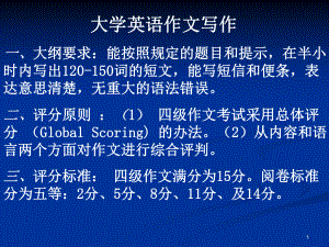 大学英语4级作文讲解课件.ppt