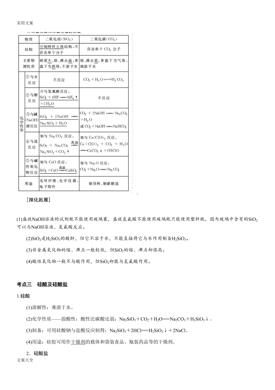 非金属及其化合物知识点总结材料(DOC 19页).doc_第3页