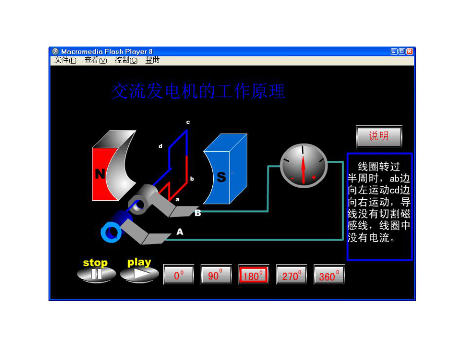 交流发电机工作原理flash动画演示教学课件.ppt_第3页