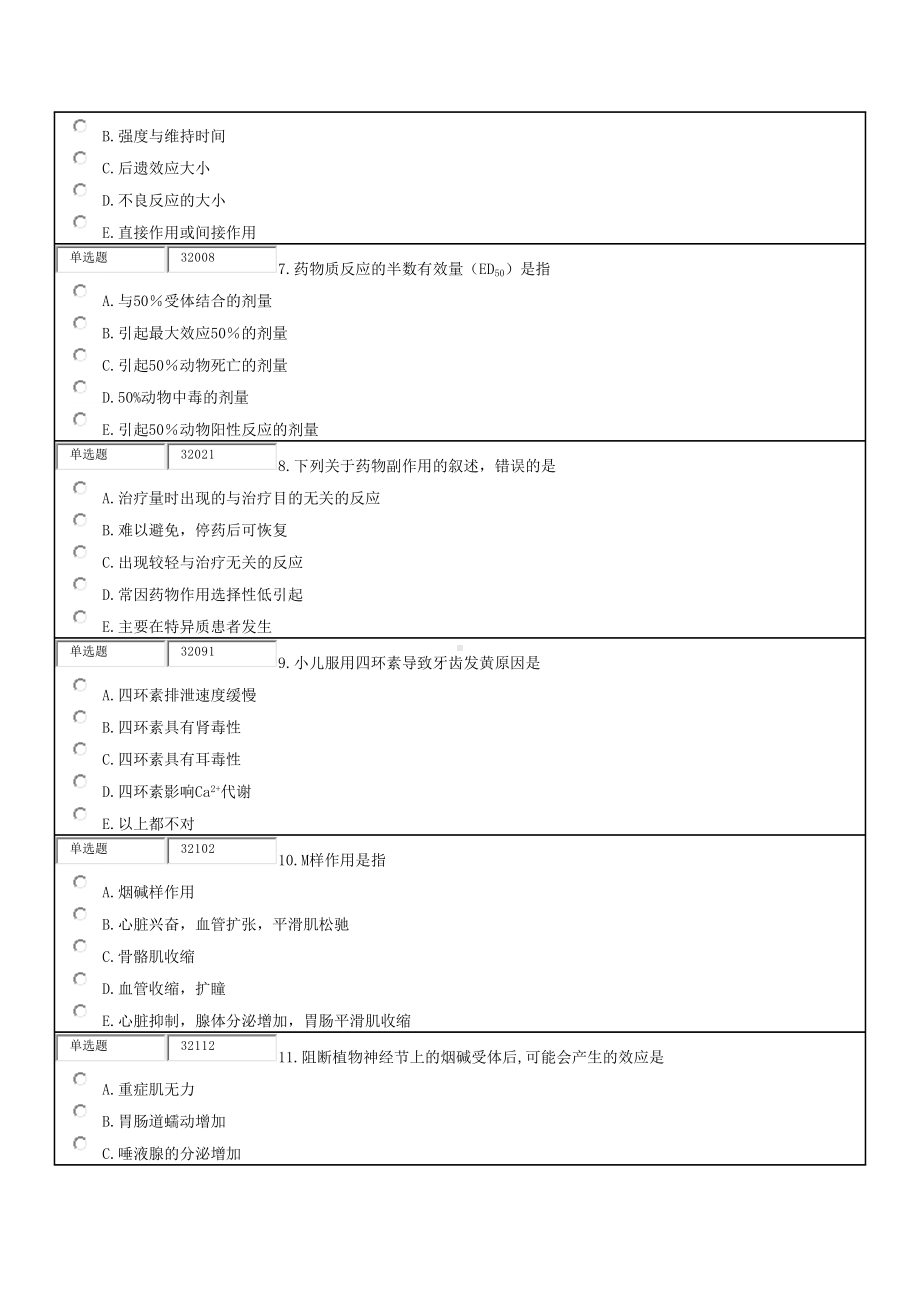 药理学期末考试复习题(DOC 37页).doc_第2页