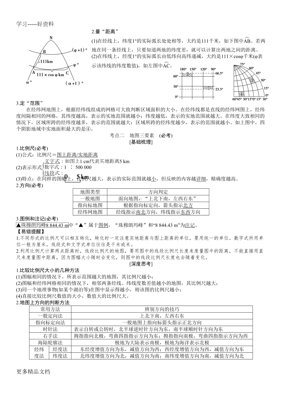 浙江新高考选考地理考点知识梳理汇编(DOC 130页).doc_第3页