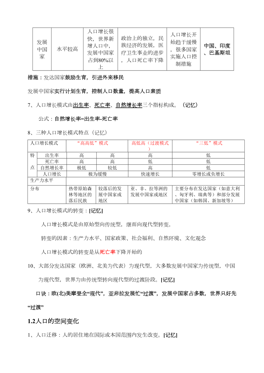 高中地理必修二知识点总结完整(DOC 12页).docx_第2页