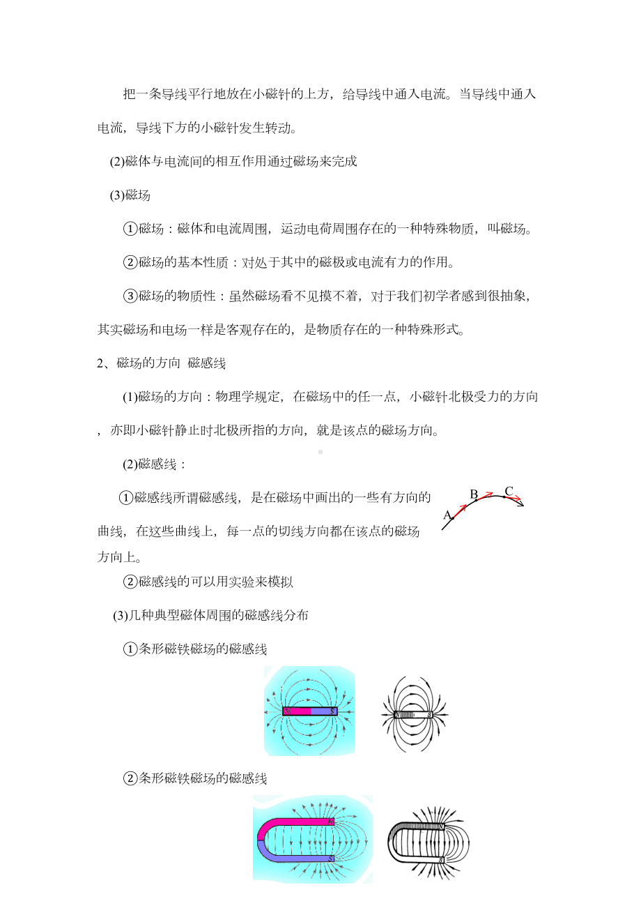 高考复习-《磁场》典型例题复习汇总(DOC 24页).doc_第2页