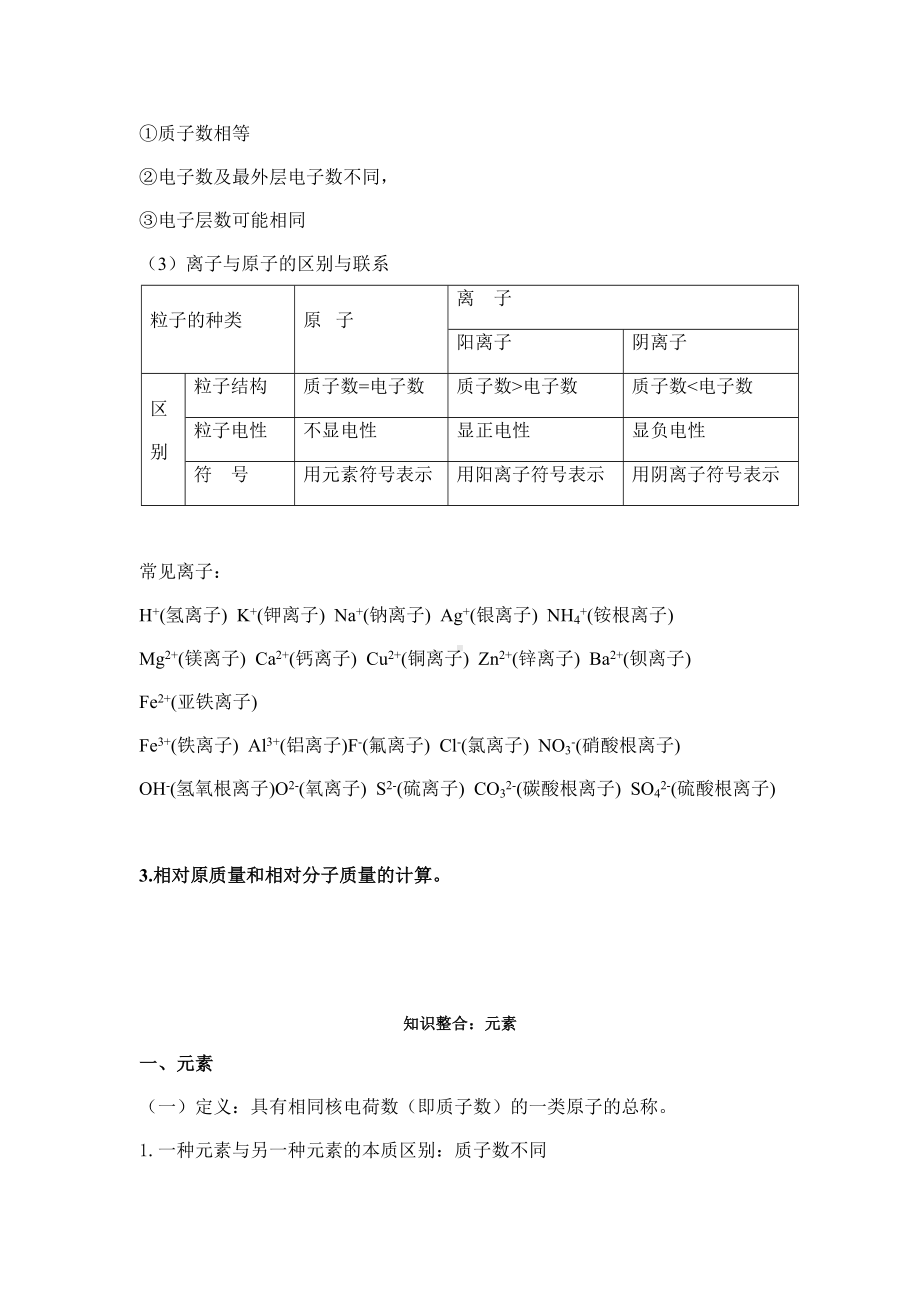 沪教版九年级化学上册-第3章知识点整合(DOC 8页).docx_第3页