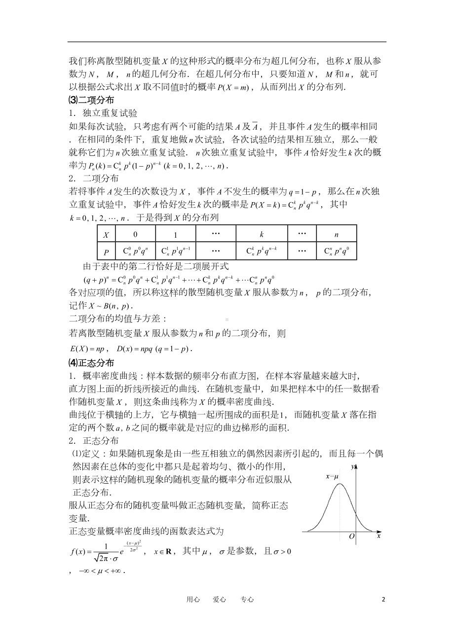 高中数学-随机变量及其分布列-版块三-离散型随机变量的期望与方差1完整讲义(学生版)(DOC 22页).doc_第2页