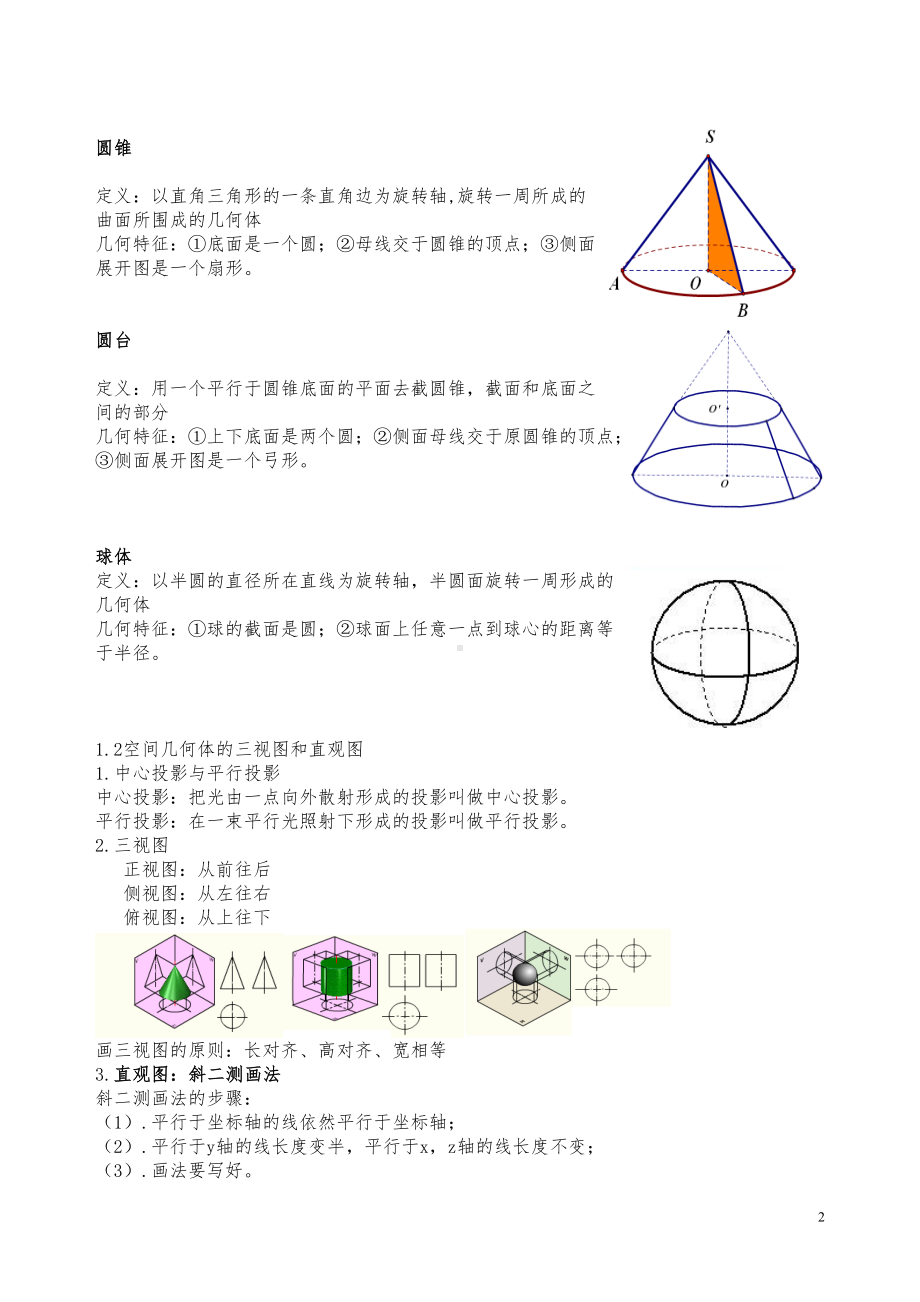 高中数学必修2知识点总结归纳整理(DOC 10页).doc_第2页