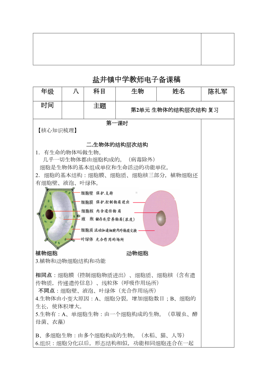 苏教版生物中考复习教案(DOC 41页).doc_第3页