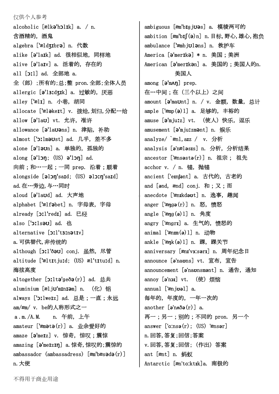 高中英语词汇3500词(必背)67726(DOC 67页).doc_第3页