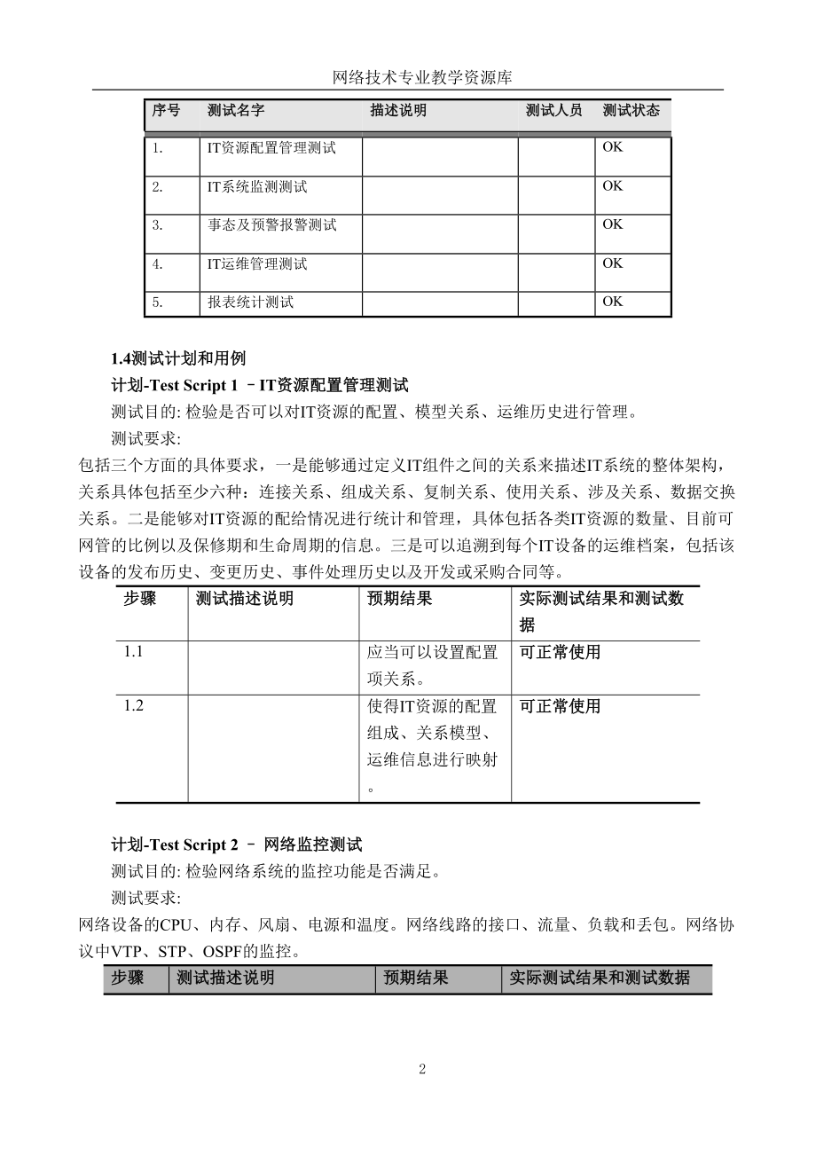 项目测试和验收汇总(DOC 11页).doc_第2页