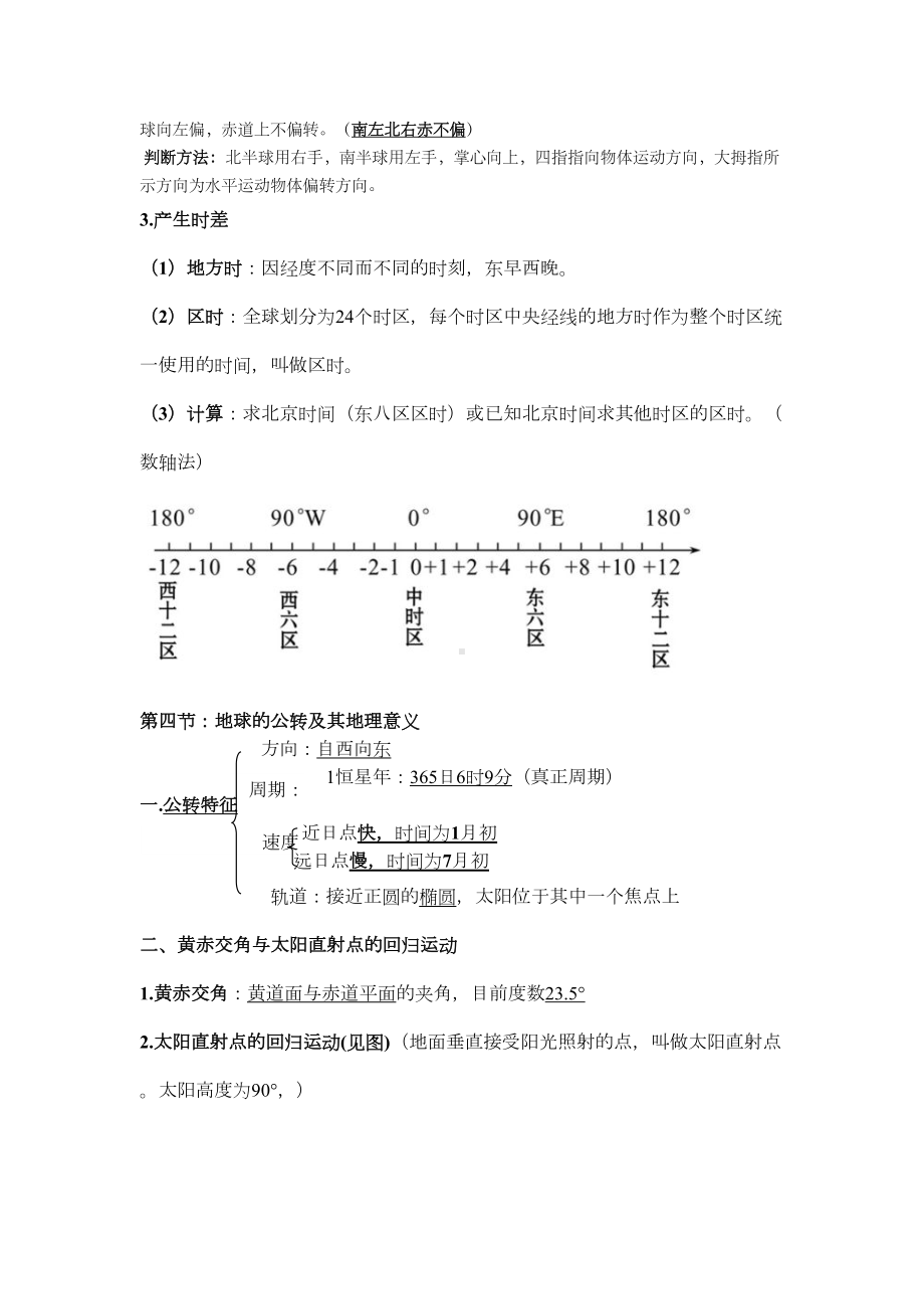 高中地理学业水平测试地理知识点总汇(DOC 25页).doc_第3页