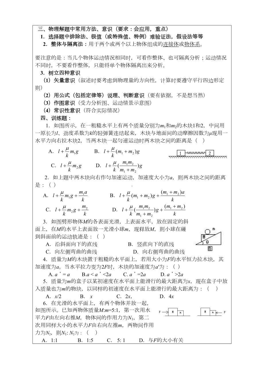 高中物理力学竞赛辅导教案完美版分解(DOC 42页).doc_第3页