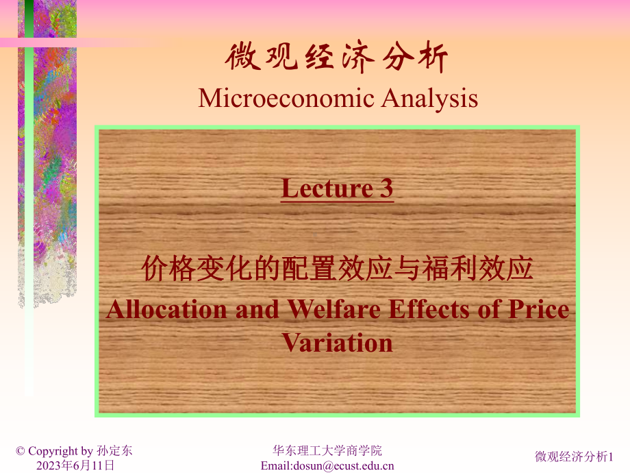 微观经济学讲义-第三讲课件.ppt_第1页