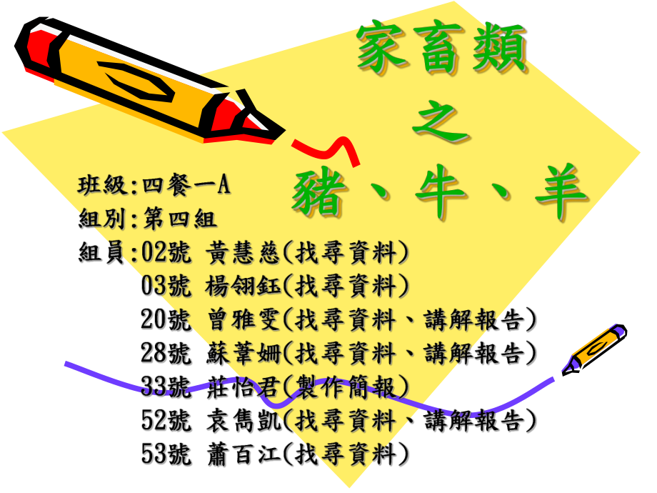 家畜类之猪牛羊课件.ppt_第1页