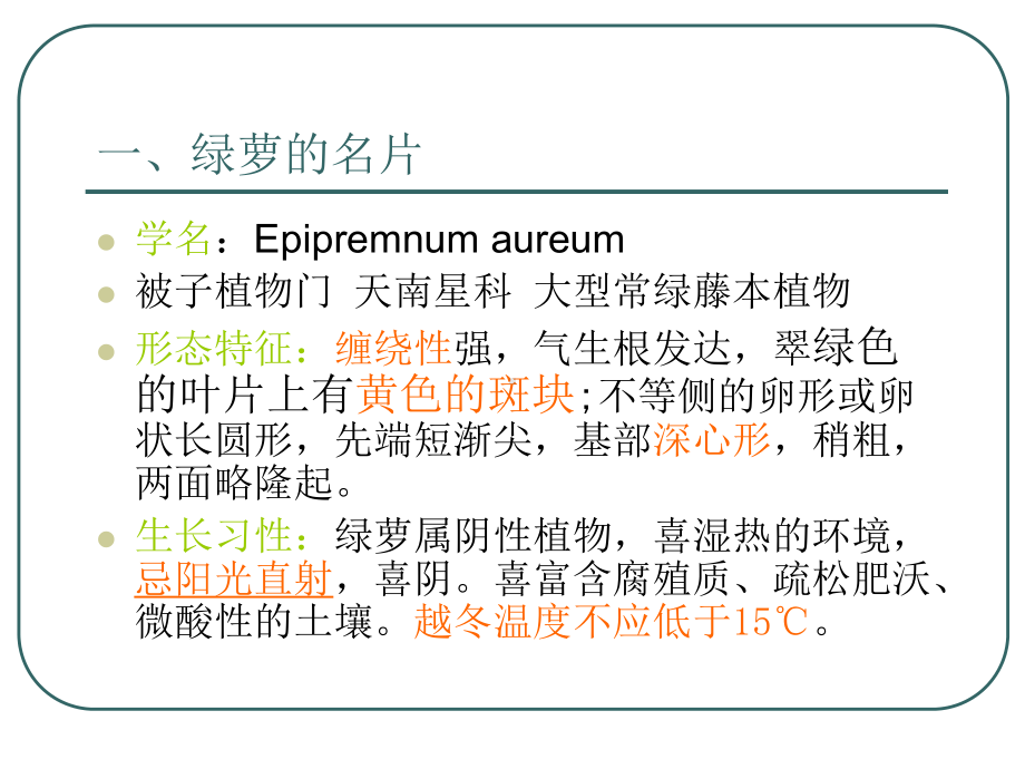 绿萝的养殖讲述课件.ppt_第3页