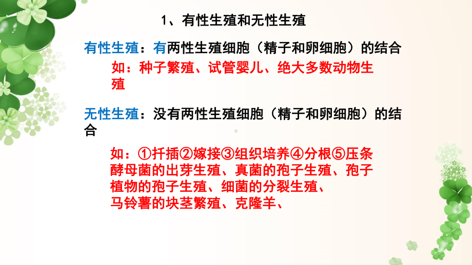 人教版八年级下册生物重要概念复习课件41张.pptx_第2页