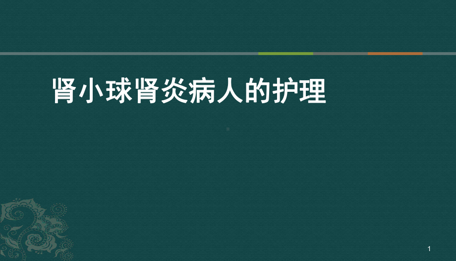 肾小球肾炎病人的护理课件讲义.ppt_第1页