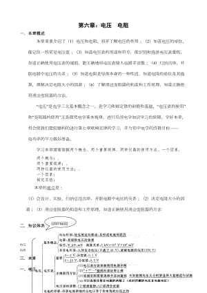 电压电阻复习讲义(DOC 14页).docx