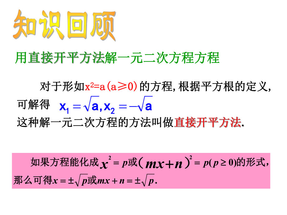 22.2.1 配方法解一元二次方程(2).ppt_第2页