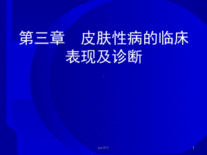 皮肤性病的临床表现及诊断-课件.ppt