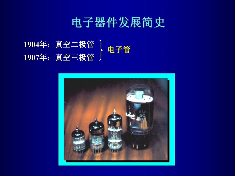 电子器件发展简史课件.ppt_第1页