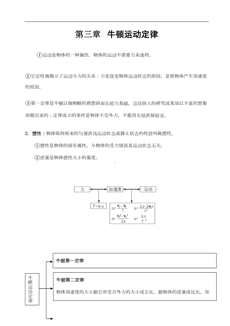 牛顿运动定律习题汇总(DOC 18页).doc_第1页