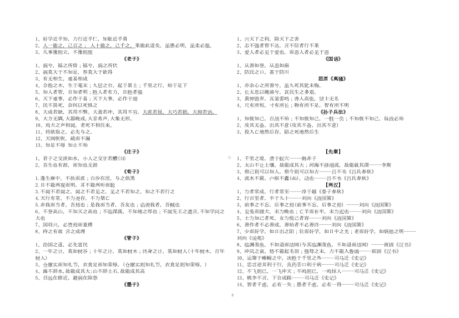 高考课外名句默写汇编(DOC 5页).doc_第3页