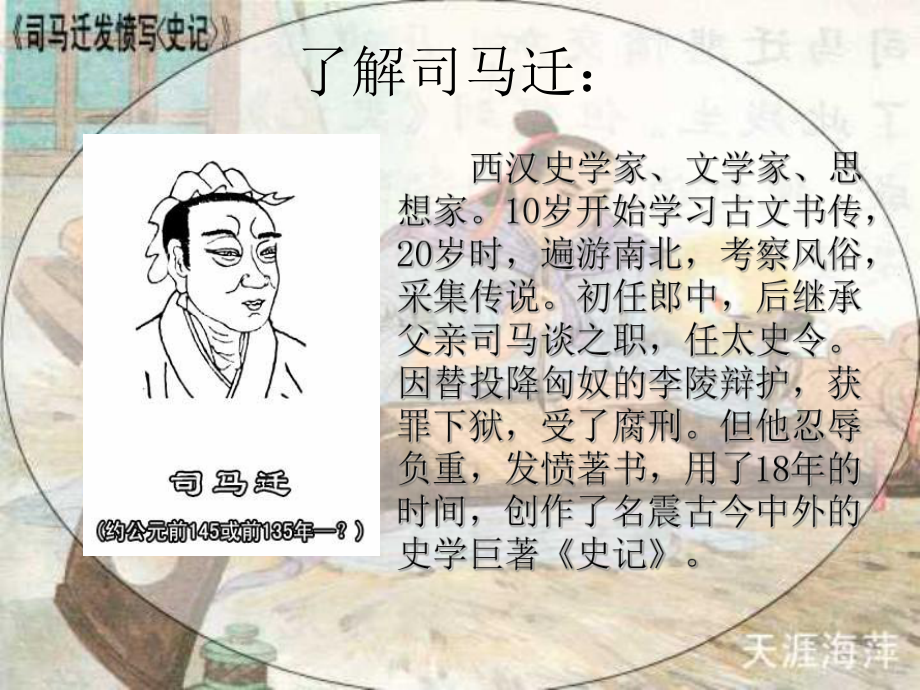 苏教版《司马迁发愤写史记》课件.ppt_第2页