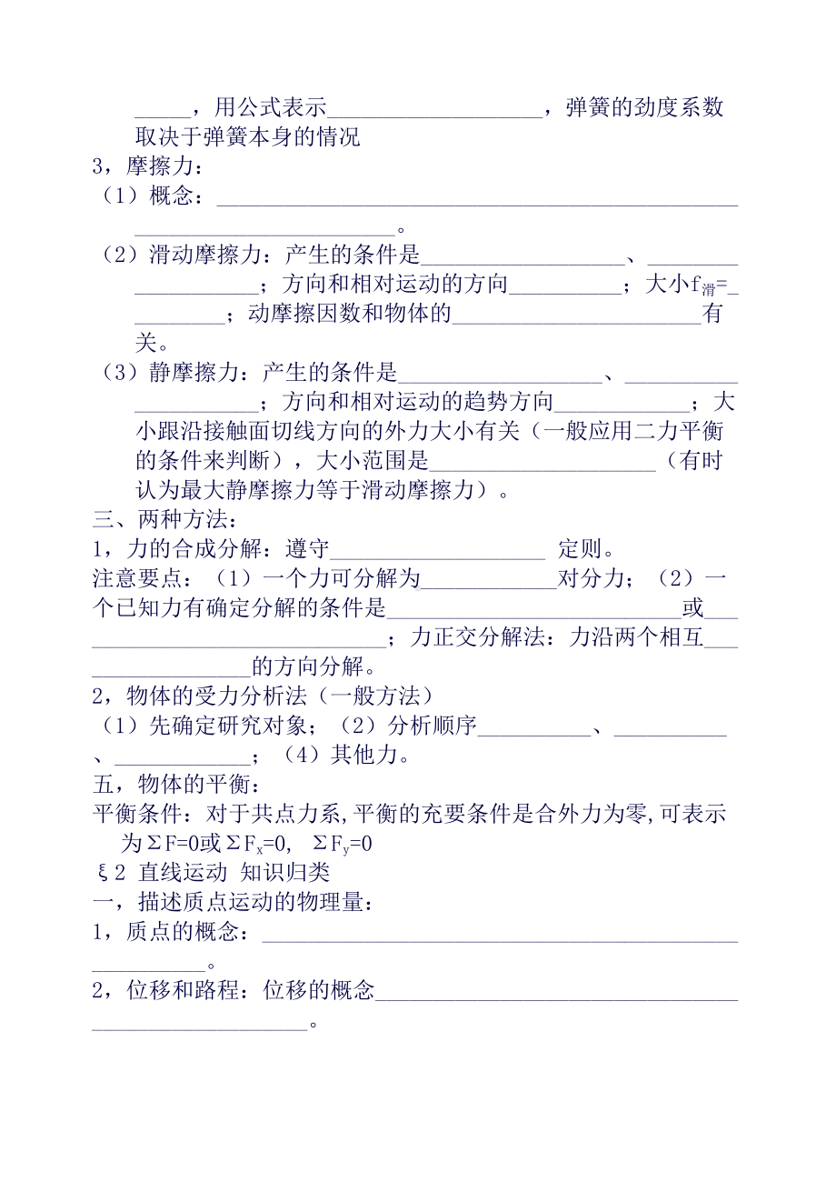 高中物理知识点归纳(填空题形式)(良心出品必属)(DOC 51页).doc_第2页