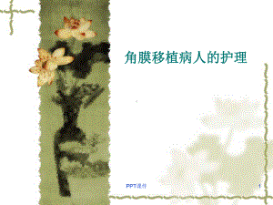 角膜移植病人的护理-课件.ppt