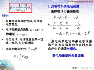 2 电场强度计算 电通量.ppt