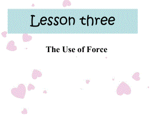 自考高英上Lesson3theuseofforc课件.ppt