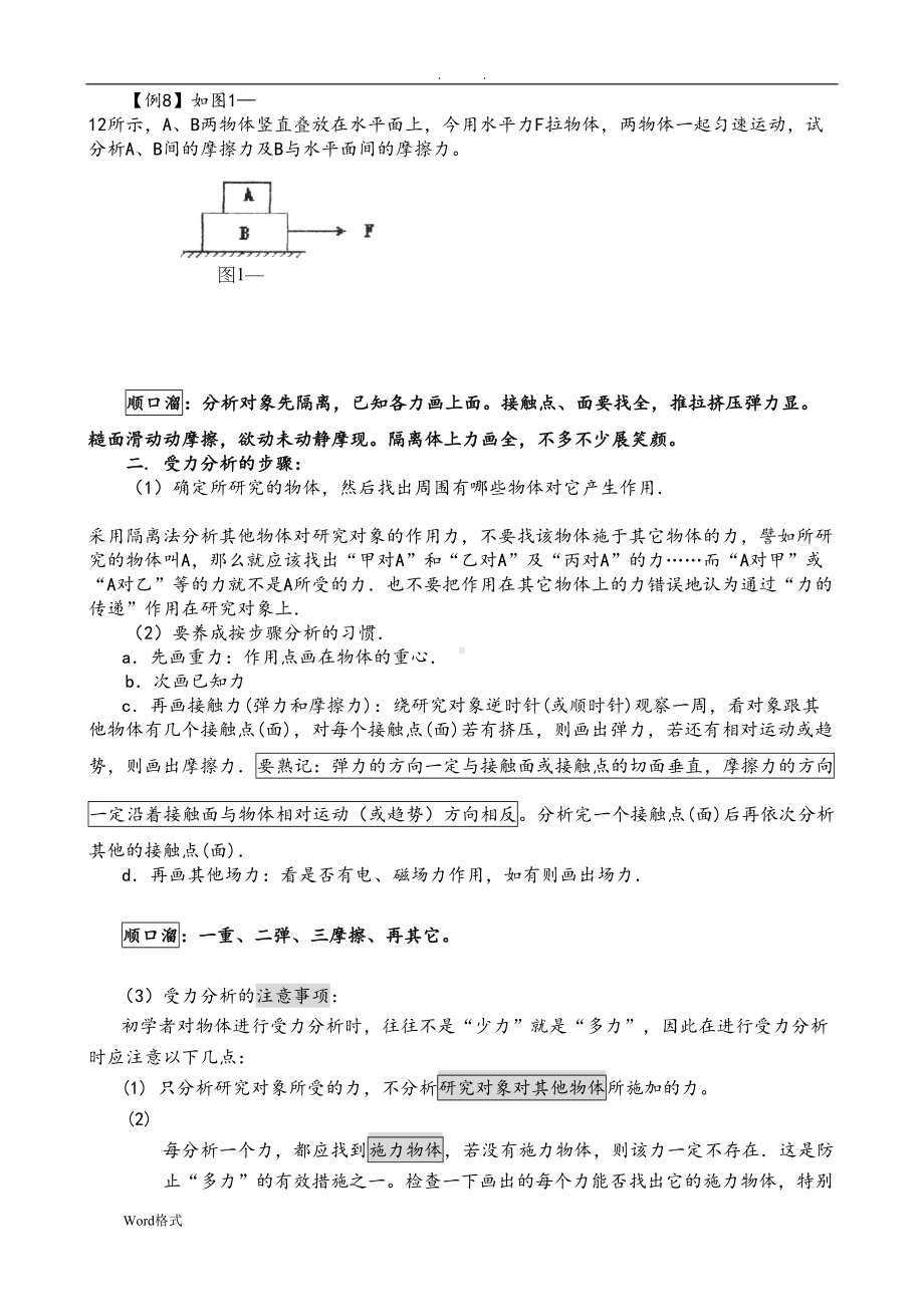 高中物理必修一受力分析报告(DOC 15页).doc_第3页