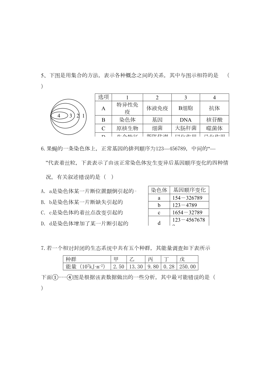 高三生物图表专题练习汇总(DOC 11页).doc_第2页