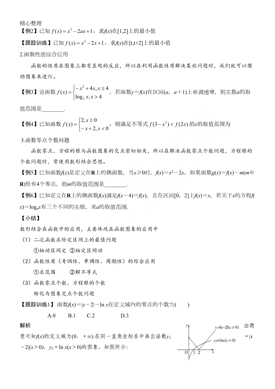 重点高中数形结合问题总结归纳(DOC 5页).doc_第2页