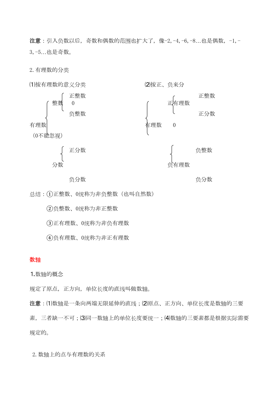 苏科版七年级上册数学知识点整理(DOC 14页).doc_第2页