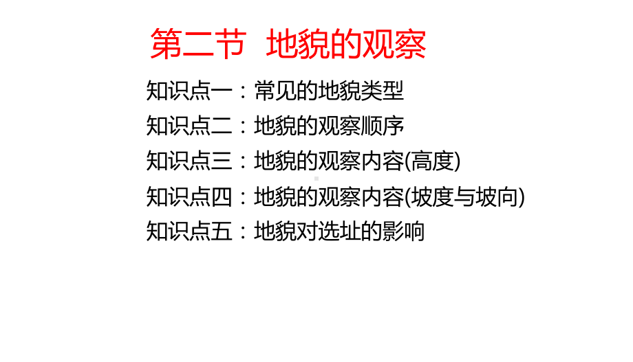 4.2 地貌的观察ppt课件 (j12x5)-2023新人教版（2019）《高中地理》必修第一册.pptx_第1页