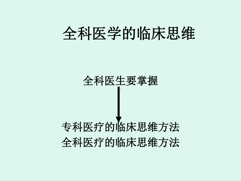 最新全科医学的临床思维主题讲座课件.ppt_第2页