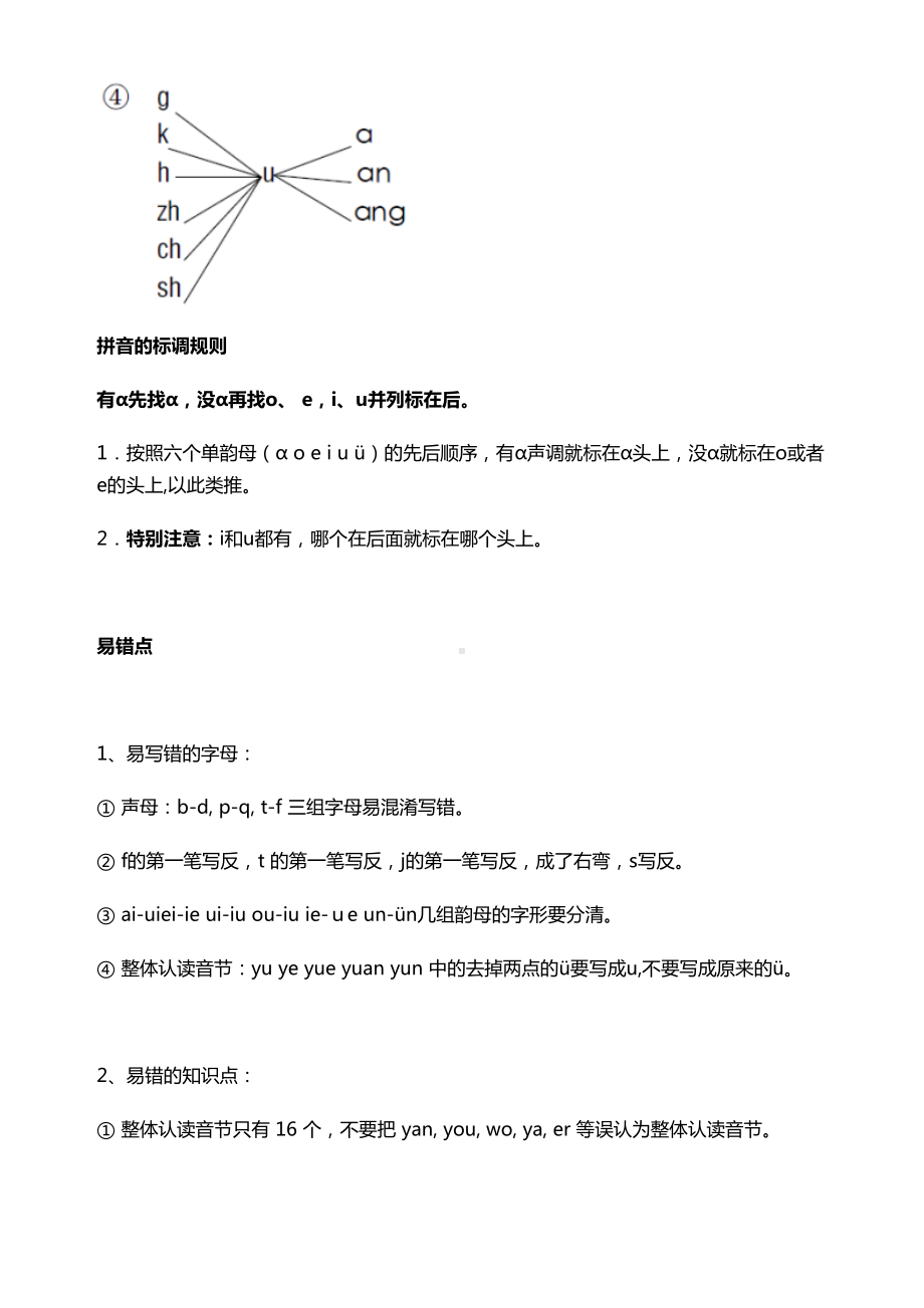 部编本一年级语文上册期末复习知识点汇总(DOC 17页).docx_第3页