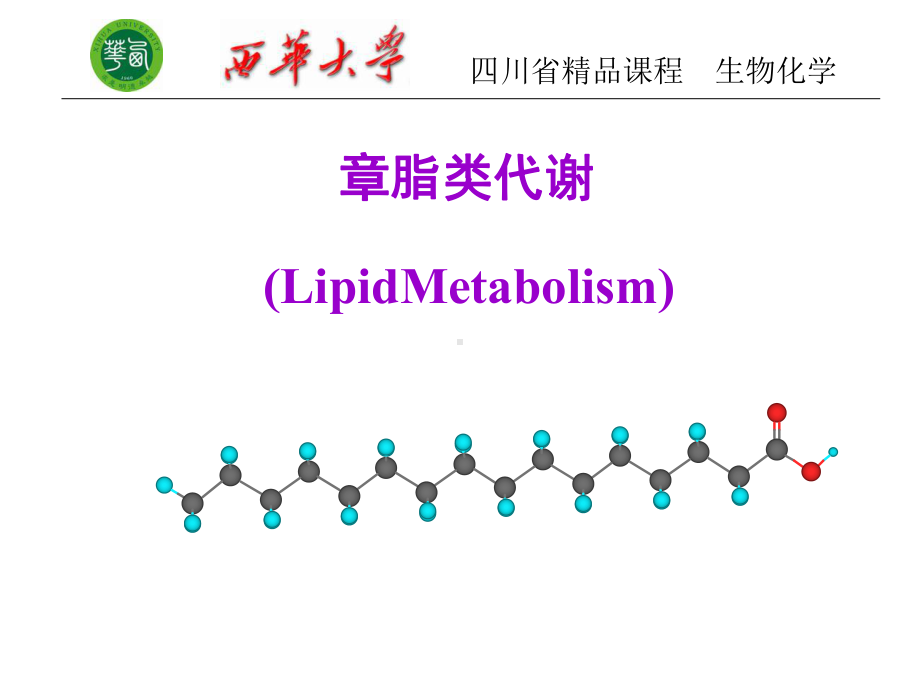 生物化学第十脂肪代谢课件.ppt_第1页