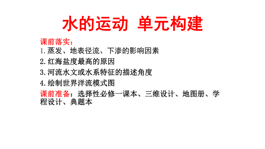 2023届高三地理一轮复习ppt课件 地球上的水-2023新人教版（2019）《高中地理》必修第一册.pptx_第1页