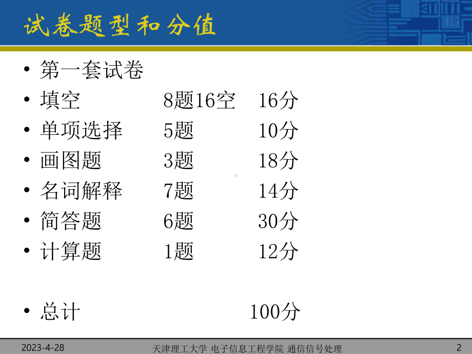 通信信号处理期末复习课件.ppt_第2页