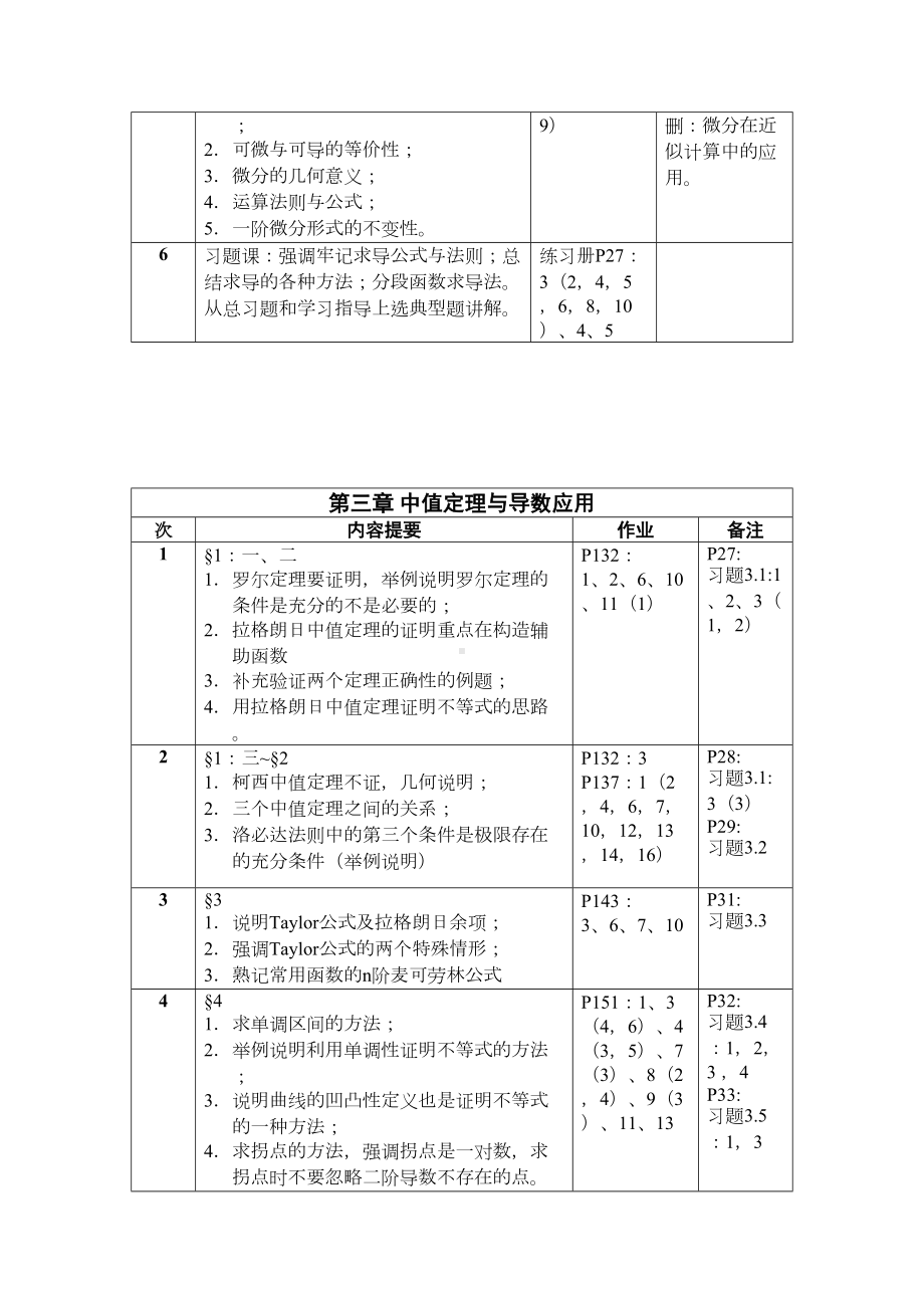 高等数学教学安排(DOC 13页).doc_第3页