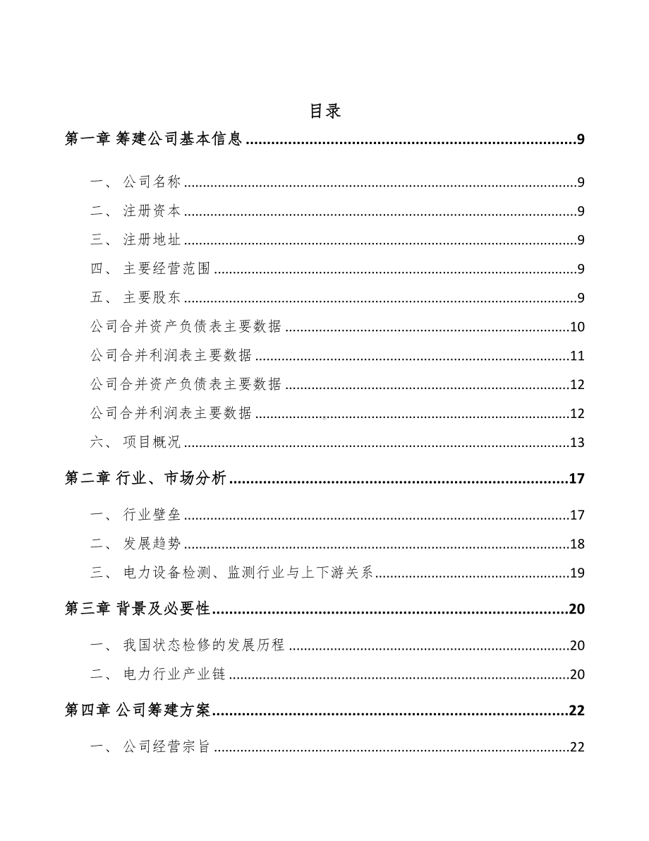 钦州关于成立输配电测试设备公司可行性研究报告(DOC 74页).docx_第2页