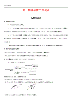 高一物理必修2知识点全总结（最新整理）(DOC 7页).doc