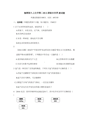 鲁教版九上化学第二单元测试题(DOC 8页).doc