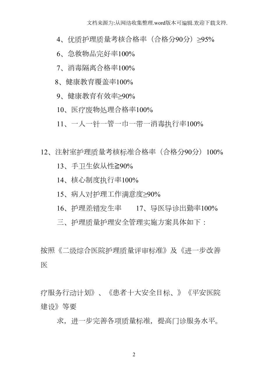 门诊部护理工作计划(DOC 17页).docx_第2页