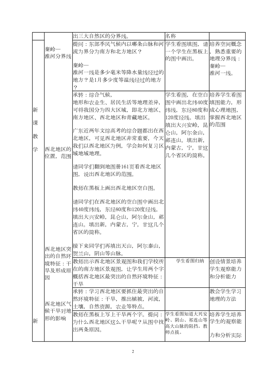 西北地区优秀教案(DOC 11页).doc_第2页